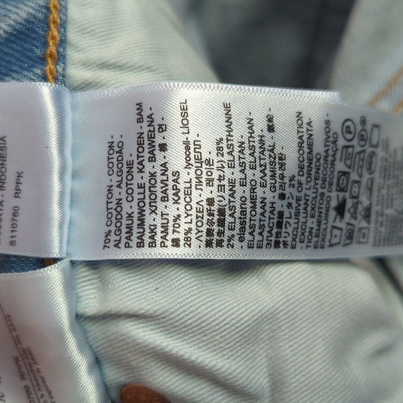 Levis 502 Size 38x32 Mens Jeans Stretch Med Wash Straight - Picture 4 of 4